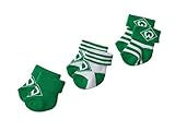 Unbekannt 3er Set Baby- SOCKEN ERSTLINGSSÖCKCHEN SV Werder B