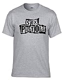 Sex Pistols Rockband Rock Music Legends Grau T-Shirt -511 G