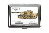 Zigarettenetui Box Retro Motiv Tiger Panzer Bedruck