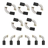 Dtoterul Kohlebürsten 5x8 20 Stück Motorkohlen Kohlebürsten Kohlen Ersatz Kohlebürsten Motorkohlen Motor Kohlebürsten Electric Kohlebürsten Motorbürsten Schleifkohlen für Elek