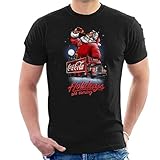 Coca-Cola Santa and Truck Holidays Are Coming Men's T-S