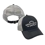 Jack Daniel's Offizielle Gentleman Jack Granit Cap – Strukturierte 6-Panel-Hut für Herren – Leichtes & Atmungsaktives M