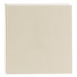 goldbuch 27605 Fotoalbum Summertime Trend 2, Fotobuch mit 60 weißen Seiten mit Pergamin Trennblätter, Erinnerungsalbum mit Leinen Einband, Foto Album zum Einkleben, Beige, 30 x 31