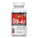 All Stars D3 + K2 Vitamin-Kapseln, 1er Pack(1 x 46.4 grams)