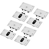 Rayong 8Pcs(4 Paar) Prämie Schiebetürbeschlag Schiebetür Rollen, Möbel Kleiderschrank Wandschrank Laufrollen für Kleiderschrank, Schrank, Fenster, Schiebetü