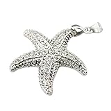 Eyecatcher Seestern Magnet Kettenanhänger Sabo Atlantis Design Starfish Energetix 4you 3536 Magnetanhänger handveredelt mit Swarovski E