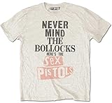 Sex Pistols 'NMTB Distressed' (Natural) T-Shirt (Large)