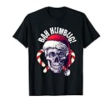 Lustiger Totenkopf-Humbug für Weihnachten T-S