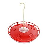 YKAMM Kolibri Feeder Bird Water Drinker Feeder Waterer mit 4 Port Pet Bird Supplies Spenderflasche Trinkbecher Schalen (Color : Red)
