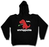 Urban Backwoods I Am Unstoppable Hoodie Kapuzenpullover Sweatshirt Schwarz Größe S