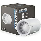 Albatros Rohrventilator 100mm Silencio Tubo - Extra Leise und Leistungsstark - Innovativer Rohr-Lüfter für Bäder, Küchen und Wohnräume - Schafft ein angenehmes Wohlfühlk