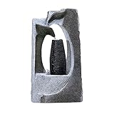 Kiom Gartenbrunnen Springbrunnen Brunnen FoColonnina für Aussen + Innen 87 cm 10556