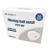 Dr. Family FFP2 Maske, mundschutz Maske, Gesichtsmaske, Einweg, 20/Box