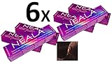 6 Haarfärbe NEALA-6.5 DUNKELBLONDES MAHAGONI - Professionelle permanente vegane Farbstoffe OHNE AMMONIAK, PPD- UND MEA-frei mit tollem Glanz und Deckkraft -NEALA 6 x 100ml = 600