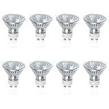 VTERLY GU10 Halogenlampen, 8 Stück 50W GU10 Halogen Reflektor 220-240 V, 2800 K Warmweiß, 700 Lumen, 40° Abstrahlwinkel, Dimmb