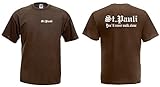 World-of-Shirt Herren T-Shirt St. Pauli Ultras Shirtbraun-XL