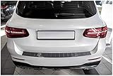 tuning-art L301 Edelstahl Ladekantenschutz Anthrazit für Mercedes GLC X253 2015-5 Jahre G