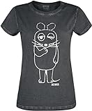 Die Sendung mit der Maus Maus Frauen T-Shirt schwarz L
