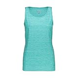 CMP – F.LLI Campagnolo Damen Elastisches Melange Tank Top mit Sonnenschutz UPF 40, Ceramic, D42