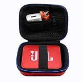 Hart Reise Tasche Case für JBL GO/JBL GO 2 Ultra Wireless Bluetooth Lautsprecher von GUBEE (Rot)