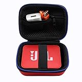 Hart Reise Tasche Case für JBL GO/JBL GO 2 Ultra Wireless Bluetooth Lautsprecher von GUBEE (Rot)