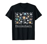 Blockchain Cryptocurrency T-Shirt BitCoin Crypto BTC Geschenk T-S