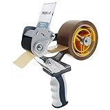 Packbandabroller mit Sicherheitsvorrichtung | Sicherheits-Handabroller | Für Klebeband mit 3-Zoll-Kern, max. 50 mm Breite | Profi-Q