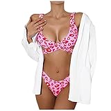 Damen Einteilige Badeanzug Sexy Bikini Sets Damen Badebekleidung Bikini Sexy Badebekleidung Frauen Two Pieces Push Up Frauen Bikini Badeanzug Beach S