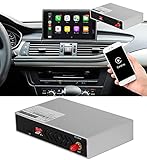 Daomen Wireless Carplay Android Auto Modul Empfängerbox für Audi A7 2010 2011 2012 2013 2014 2015 Unterstützung Mirrorlink AirPlay Rückfahrkamera GPS Function,MMI 3g