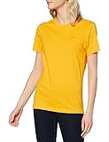 Tommy Jeans Damen Tjw Basic Cn Knit S/S 25 T-Shirt, Strahlendes Gelb, M