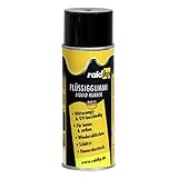 raid hp 380201 Flüssiggummi 400ml SCHWARZ-MATT Sprühfolie Felgenfolie. Dauerelastische Gummierung für innen und außen für Auto Boot Motorrad Quad Fahrrad Freizeit Hobby