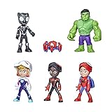 Hasbro Spidey and His Amazing Friends Maskierte Helden Multipack, 10 cm große Action-Figuren, für Kinder ab 3 Jahren F1486