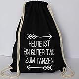 Turnbeutel JGA Rucksack für Junggesellinnenabschied tanzen Bridal Party Bachelorette schwarz (5er Set: 4X Mädels + 1x Braut lila)