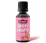 Flavour Drops GymQueen Tasty Drops 30ml, kalorienfreie, zuckerfreie und fettfreie Flavdrops, Aroma Tropfen zum Süßen von Lebensmitteln, Geschmackstropfen ohne Künstliche Farbstoffe, Cookie Doug