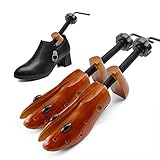 LZQBD ZENGQIANGJING Schuhspanner Schuhbäume Halter Holzner Für Männer und Frauen, Schuhe Verstellbare Expander Schuhe Breite und Höhe Schuhe Shaper Rack (Color : Brown, Size : S(EU34~38))
