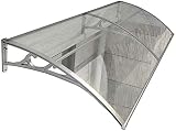 CFDZCP vordächer vorzelte für Haustür Vordach Aus Aluminium, Starrem Kunststoff, Polycarbonat, Feste Außenmarkise, Regen, Schneeschutz, Fenster, Gartenmarkise, Unterstand Für Weg