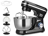 Küchenmaschine | 1000 Watt | 8 Geschwindigkeitsstufen | 4,5 Liter | Rührmaschine | Teigmaschine | Knetmaschine | Teigkneter | Universal Küchen M