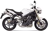 MIVV Zugelassene Auspuffe aus Titan kompatibel mit Triumph Street Triple 2007 2008 2009 2010 2011 2012