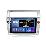 For Citroen C4 2004-2014 Autoradio Mit Bildschirm Android 9'' Car Radio Touchscreen Bluetooth Eingebaut Carautoplay GPS RDS Plug And Play 5G WIFI SWC Backup Camera Support DVR/TPMS/DAB+/OBDII,M200
