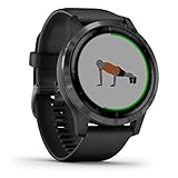 Garmin vívoactive 4 – wasserdichte GPS-Fitness-Smartwatch mit Trainingsplänen & animierten Übungen. Herzfrequenzmessung, 20 Sport-Apps, 8 Tage Akkulaufzeit, kontaktloses Bezahlen, Musikplay