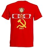 aprom CCCP T-Shirt Fußball Trikot Rot NC4 (M)