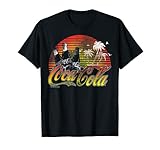 Coca-Cola Retro Vintage Summer Sunset Graphic T-S