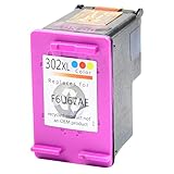 Bubprint Kompatibel Tintenpatrone als Ersatz für HP 302 302XL DeskJet 3636 2130 3630 1110 Envy 4525 4520 OfficeJet 3831 3830 4655 Multifunktionsdrucker Farb