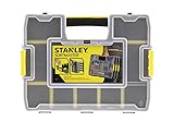 Stanley Organizer SortMaster Junior Werkzeugbox leer (Stapelbarer Sortimentskasten aus Kunsstoff mit 14 individuell anpassbaren Fächern für Kleinteile und Werkzeug) 1-97-483