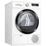 Bosch WTH85V02FF Wärmepumpentrockner Serie 4, freistehend, 8 kg, 112 l, weiß