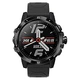 COROS VERTIX GPS-Abenteueruhr mit Herzfrequenz- und Pulsox-Monitor, 60-Stunden-GPS-Vollbatterie, 24/7-Herzfrequenzüberwachung, amantähnlichem Saphirglas, Touchscreen, Barometer, (Dark Rock)