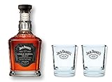 Jack Daniels Single Barrel Whiskey 0,7l 45% Set mit 2 Original G