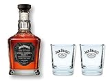 Jack Daniels Single Barrel Whiskey 0,7l 45% Set mit 2 Original G