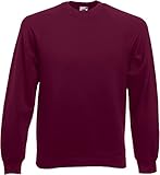 Fruit of the Loom - Sweatshirt 'Raglan Sweat' XL,Burgundy