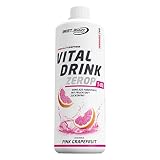 Best Body Nutrition Vital Drink ZEROP® - Pink Grapefruit, Original Getränkekonzentrat Sirup zuckerfrei, 1:80 ergibt 80 Liter Fertiggetränk, 1000
